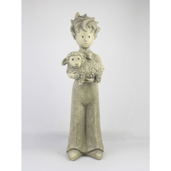 Der kleine Prinz und Fuchs aus Kunststein